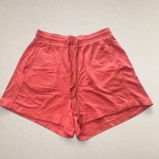 LOFT Coral Pink Drawstring Shorts picture