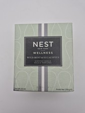8.1oz Nest New York Wellness Candle Wild Mint & Eucalyptus - New, Open-Box picture