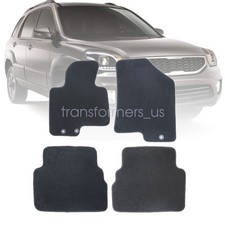 For 2010 2011 2012-2016 Kia Sportage Front & Rear Floor Mats Carpet Black New picture