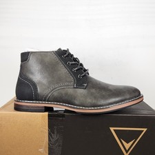 Vance Co Franco Boots Mens Size 8 Charcoal Lace Up Casual Chukka Boots picture