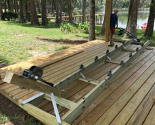 DIY Personal Watercraft Jet Ski Boat Shore Ramp Dock Docking Kit 1200lb Capacity picture