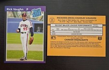 RICKY VAUGHN MAJOR LEAGUE 1989 INSPIRED CUSTOM ART CARD picture