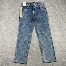 VTG 80s Levi's Jeans Mens 29x30 Blue Whitewashed Orange Tab 705 Student USA NEW picture