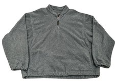 FootJoy Polartec Pullover Men's XL Gray Quarter Zip Golf FJ Vintage Jacket picture