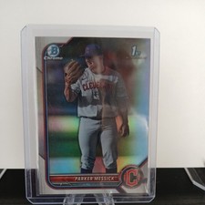 2022 Bowman Draft - Chrome Parker Messick #BDC-71 Refractor (RC) picture