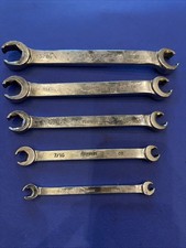 Mac Tools 5pc 6pt SAE Double-End Flare Nut Wrench Set SFB56PTR picture