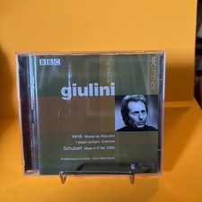 Guilini Verdi Messa da Requiem I Vespri Siciliana Overture Schubert Mass. CD⭐️⭐️ picture