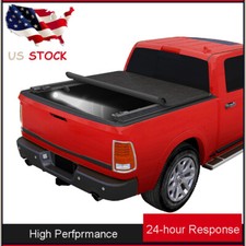 8ft Long Bed Soft Roll Up Tonneau Cover For Dodge Ram 1500 2500 3500 1994-2018 picture