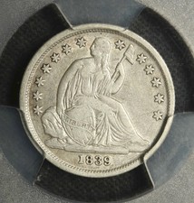 1839-O PCGS VF-25  Liberty Seated Dime No Drapery picture
