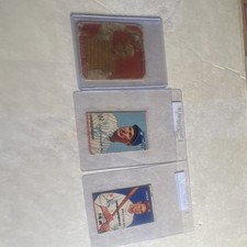 1933 Goudey Big League Baseball Lot 3 Cards Benny Bengough, Sam Rice ,Joe Cronin picture