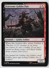 Fearsome Goblin Pair 156 Uncommon The Hobbit Magic: The Gathering Near Mint picture
