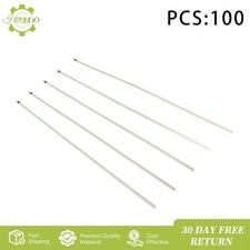 18in Metal Cable Zip Ties, Stainless Steel Zip Ties, 270 Lbs Self-Locking, 100Pc picture