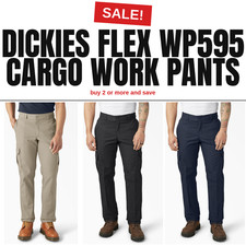 Dickies WP595 FLEX Regular Fit Cargo Work Pants Men's NWT Multiple Colors/Sizes picture