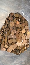 Pre-1982 95% Copper Pennies 25 lb Bulk Lot Circulated Rydel Machine Sorted picture