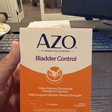 AZO Bladder Control Go-Less 72 Caps  07/27 picture