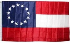 3x5 Stars and Bars First National 13 Southern States CSA Civil War flag 3'x5'  picture