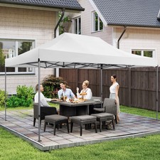 10x15ft Heavy Duty Pop up Canopy with 4 Sidewalls Commercial Outdoor Party Tent picture