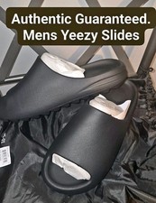Mens Size 14 Black YZY YS-01 Yeezy Slides  Authentic Guarantee New W Dust Cover  picture