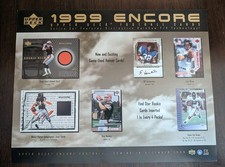 1999 UD Encore Football Sell Sheet (NO CARDS) Smith, Couch, James, Williams picture