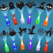 LAKULIO 36pcs Halloween LED Finger Lights, Party Favors for Kids... picture