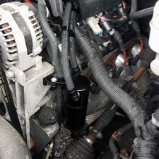 Genuine UPR Oil Catch Can Braided Hoses Fits 97-13 GM 4.8 5.3 6.0 6.2 LS picture