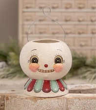 Bethany Lowe X Johanna Parker Christmas MINTY BEAU SNOW GLOW LANTERN- JP2033 NEW picture