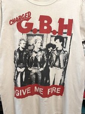 VIntage GBH Band White Shirt Unisex Concert S to 5XL AR330 picture