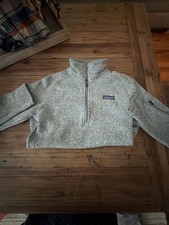 Patagonia Better Sweater 1/4-Zip Size M Gray Fleece Pullover picture