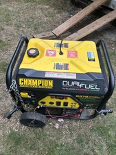 Champion Dual Fuel Generator 9375W/7500W Electric Start Yellow/Black picture