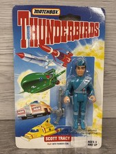 Vintage 1994 Matchbox Thunderbirds Scott Tracy Action Figure, New In Package picture