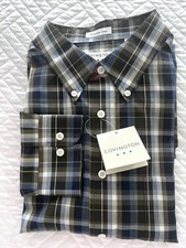 NWT Men’s COVINGTON  Wrinkle Free Easy Care LS Shirt Sz L picture