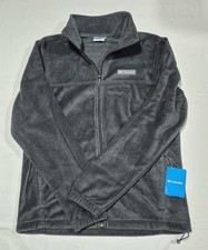 Columbia Men's Mount  Fleece Full Zip Warm Winter Jacket SZ Medium Black picture
