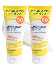 Seaweed Bath Co. Active Sport Defense Cream SPF 50, 3.4 oz (2 Pack) picture