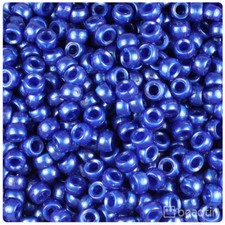 BeadTin Pearl 6.5mm Mini Barrel Pony Beads (1000pcs) - Color choice picture