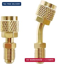 Straight Adapter & Angled Adapter, R410A Adapter Mini Split Adapter 5/16