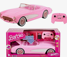 Hot Wheels RC Barbie The Movie Corvette 1:10 Pink/White Remote Control Car picture