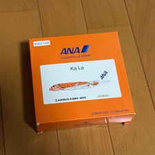 ANA Airbus A380-800 JA383A 1/450 Scale Aircraft Model Japan Used Boxed picture