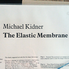 Michael Kidner The Elastic Membrane Signed Limited Edition Illustrated HC picture