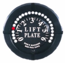 Bob's Machine 110300000 Standard LED Jack Plate Gauge - Black picture