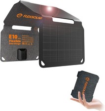 FlexSolar 10W 5V USB Foldable Solar Panel Charger IP67 Waterproof Portable Phone picture