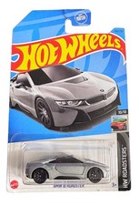Hot Wheels BMW i8 Roadster Silver HW Roadsters 156/250 10/10 Sealed picture