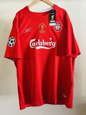 Steven Gerrard 2004/05 Liverpool FC UEFA Champions League Final Home Kit picture