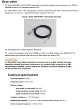 Keithley 4200 Cable CA-175-2C Mini Triax To Triax Cable Assembly 2 Meters picture