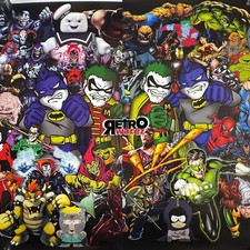 Twiztid Super Villains & Heroes Poster Set 18x24” Lot marvel dc comics juggalo picture