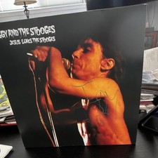 Iggy and The Stooges Jesus Loves The Stooges Autographed Vinyl Record Cleopatra picture