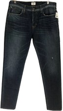 Hudson Men’s Jeans 36 Skinny Fit  Blue Distressed Stretch Denim NWT picture