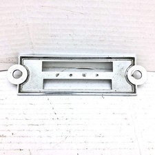 1963 1964 FORD GALAXIE RADIO CHROME DASH BEZEL C4AA-18842-C ORIGINAL OEM picture