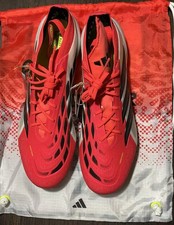 ADIDAS PREDATOR ELITE FT S [JS0381] SG SOCCER CLEATS FOLD TONGUE Sz 12 picture