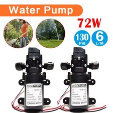 2PCS 12V Water Pump 130PSI Self Priming Diaphragm High Pressure Automatic Switch picture