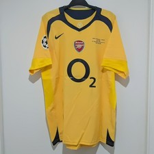 Arsenal London Thierry Henry 2006 UCL Final Retro Jersey Men's XL picture